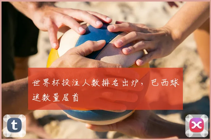 世界杯投注人数排名出炉，巴西球迷数量居首